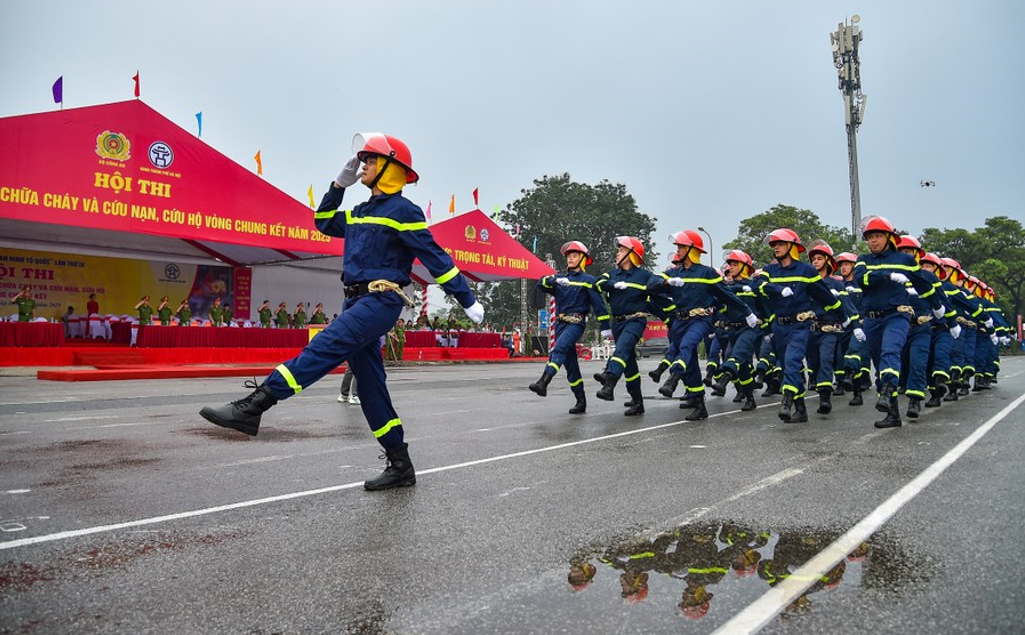 Tổng duyệt Hội thi thể thao nghiệp vụ PCCC và CNCH toàn quốc